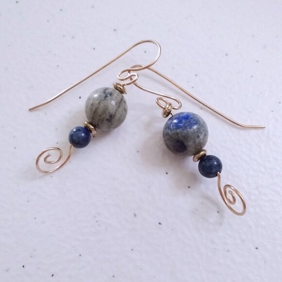 #LapisLazuliLove ~ Instagram Ready! Uniquely Handmade and One-of-a-kind Earrings - Picture 1 of 11